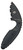 Ka-Bar 1481 TDI Law Enforcement 2.31" Fixed Drop Point Serrated Black AUS-8A SS Blade, Black Zytel Handle, Includes Belt Clip
