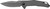 Kershaw 5570 Helitack Flipper Pocket Knife 3.26" Drop Point 8Cr13MoV PVD Blade, Gray Stainless Handle