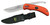 Outdoor Edge SZ20NC SwingBlade 3.60"/3.20" Folding Hunting Knife with Blaze Orange TPR Handle