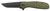 Outdoor Edge VX230CC Razor VX2 3-Inch Folding Knife, 420J2 SS Plain Blade, Green Handle