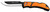 Outdoor Edge RazorLite RLB30C 3.50" Folding Drop Point Plain 420J2 SS Blade Orange Polymer Handle