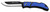 Outdoor Edge RazorLite RLU40C 3.50" Folding Plain Drop Point 420J2 SS Blade Blue Handle