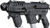 Recover Tactical PIXPMG01 Black Metal Front Guard P-IX+ MG PG9 SR20 Platform