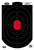 Birchwood Casey Dirty Bird Silhouette Target Tagboard Hanging 12"x18" Black/Red White Impact 100 Count Pkg