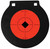 Birchwood Casey World of Targets Double Hole AR500 Steel 6" Hanging Gong Target Black/Orange Crosshair 47608