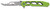 Schrade 1197646 Isolate Enrage 8 3" Scalpel Plain Satin 420A Steel Green Carbon Fiber Handle with Removal Tool/Case/Sheath