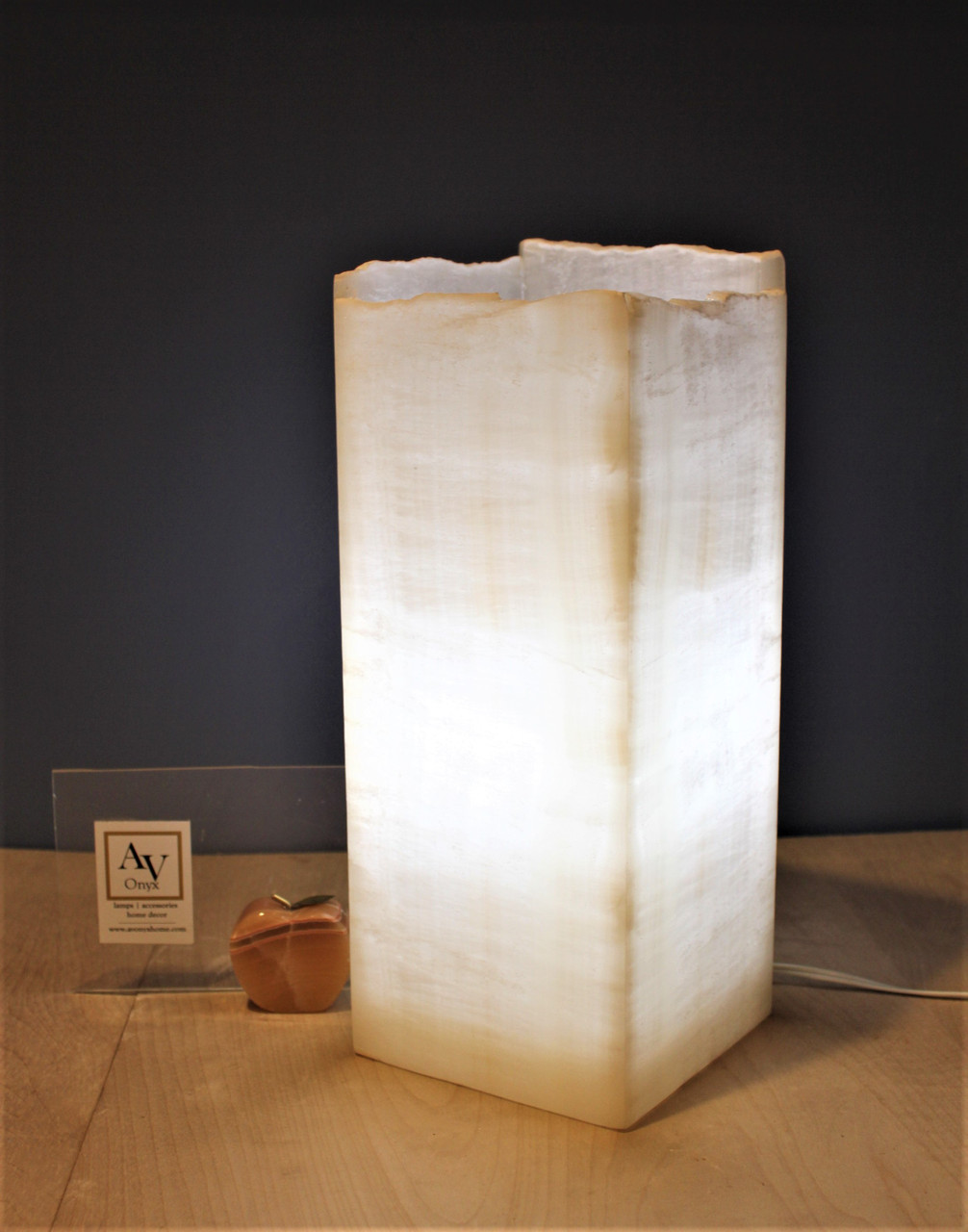 white onyx table lamp