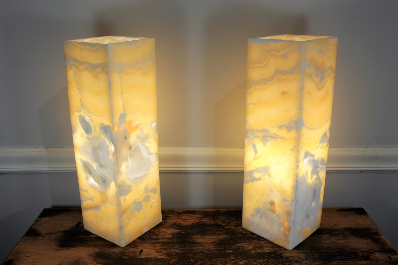 onyx stone lamps