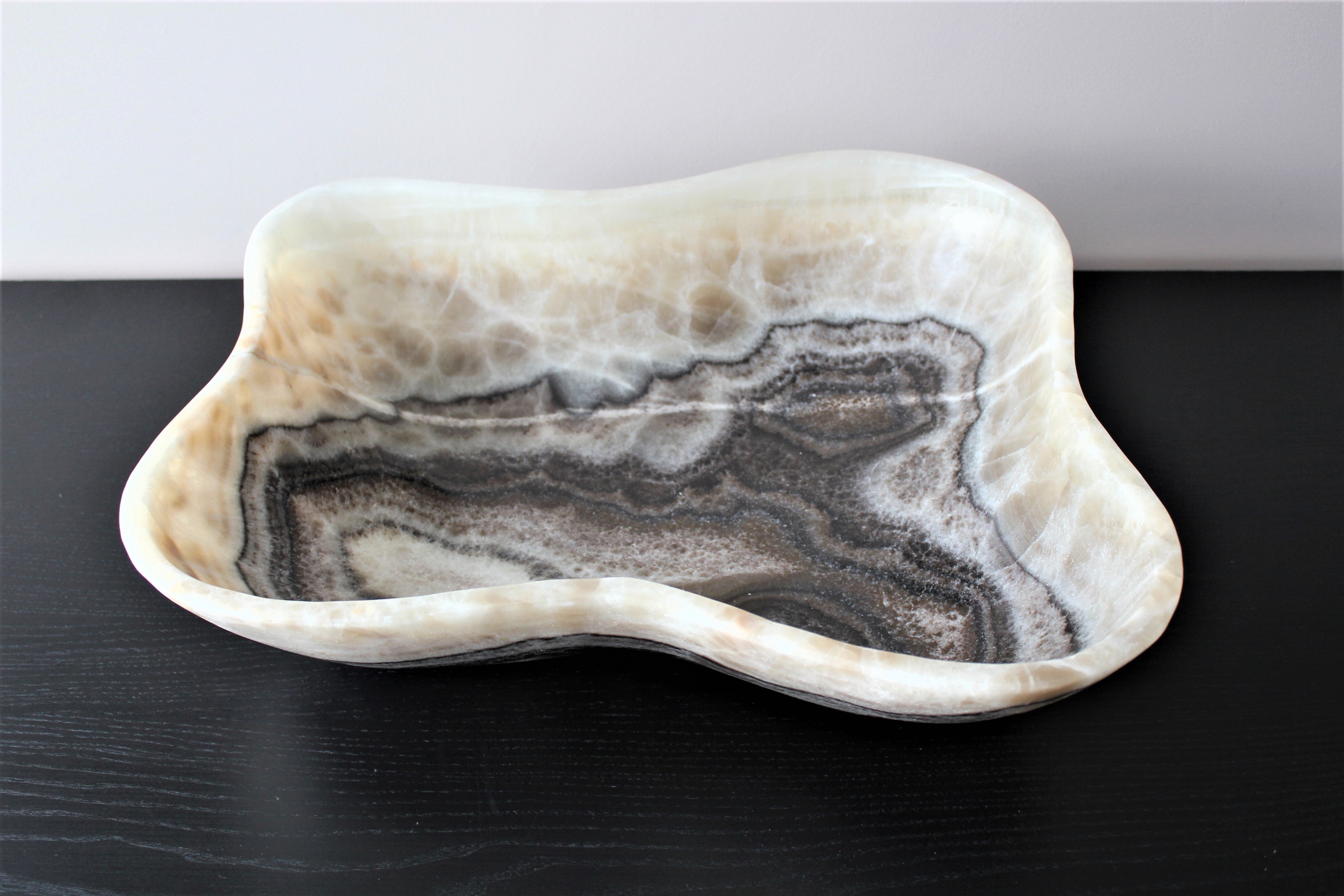 Natural Stone Onyx Decorative Bowl   CP08 05  33905.1587354452 