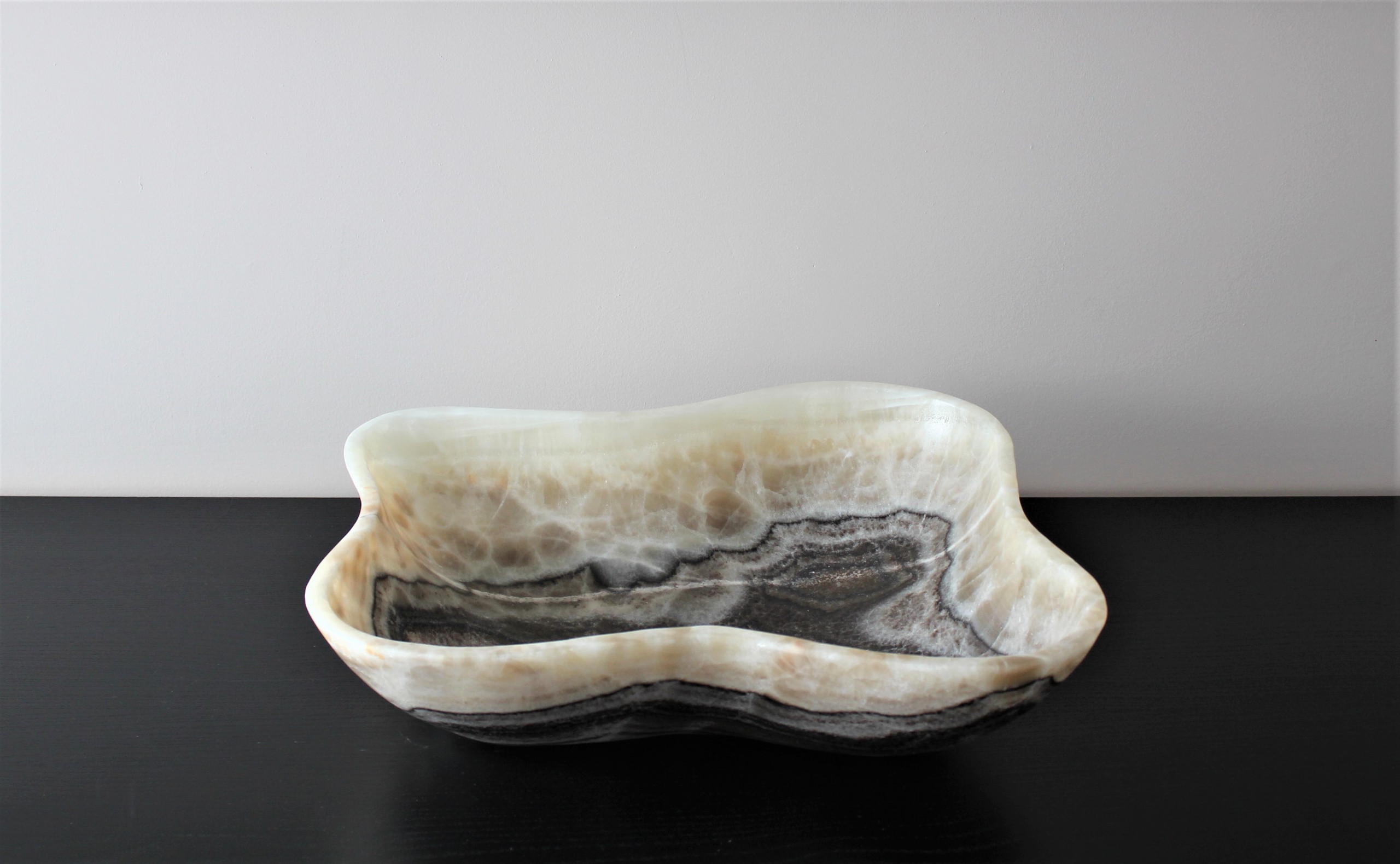 Natural Stone Onyx Decorative Bowl   CP08 06  37550.1587354452 