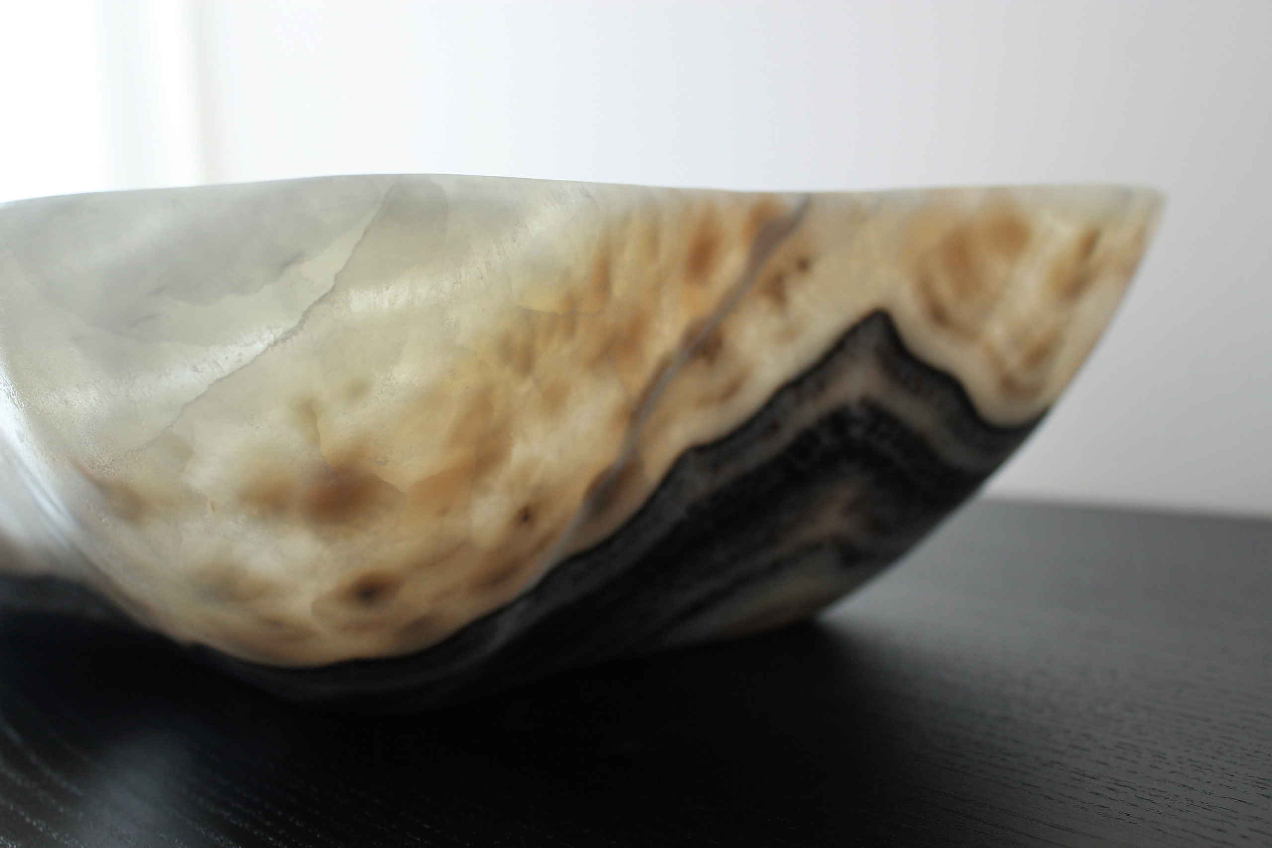 Natural Stone Onyx Decorative Bowl   CP08 10  95269.1587354452 