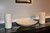 White Onyx Table Lamp - Distinctive Veins and Translucent Stone