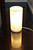 White Onyx Table Lamp - Distinctive Veins and Translucent Stone