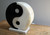 Yin-Yang Onyx desk lamp - inner peace, 8 inch diameter
