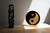 Yin-Yang Onyx desk lamp - inner peace, 8 inch diameter