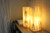 Honey Onyx desk lamp with intense veins, 16" - A natural glaring pillar