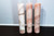 Elegant, slim Rose Onyx desk lamp - Rare, exclusive stone