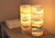 12'' Onyx desk lamp in different natural raw stone