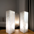 Hand-Carved White Onyx Statement Table Lamp, 20" - Elevated elegance
