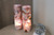 Natural, Raw, Fire Onyx desk lamp, 12" - Magnificent texture