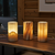 Light Fire Onyx accent lamp, 12" - A Hand-Carved Masterpiece