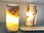 Stylish Raw Onyx lamp, 12" - Different Natural veins and pattern