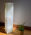 Floor Lamp Pedestal in Soft Green Onyx, 36 " - Mesmerizing