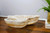 Natural Cream Onyx Stone Bowl, 20" - Rustic, live edges