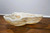 Natural Cream Onyx Stone Bowl, 20" - Rustic, live edges