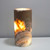 Cappuccino Onyx accent lamp, 12" - Natural beauty
