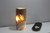 Cappuccino Onyx accent lamp, 12" - Natural beauty