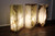 Rectangular Green Onyx table lamp, 14" - Stunning colors