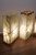 Rectangular Green Onyx table lamp, 14" - Stunning colors