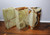 Rectangular Green Onyx table lamp, 14" - Stunning colors