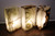 Rectangular Green Onyx table lamp, 14" - Stunning colors