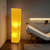 Bright Floor Lamp Pedestal in Honey Onyx, 36 " - Splendid brilliance