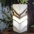Onyx desk lamp, 16" - Bold natural veins, bold pattern