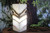 Onyx desk lamp, 16" - Bold natural veins, bold pattern