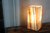 Natural striped Cream Onyx table lamp, 12" - A true jewel