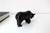 Black Marble Bear Sculpture