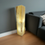 Amber Onyx Floor Lamp: 36" Natural Stone Pedestal, Statement Decor