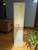 Off-White Onyx Floor Lamp, 36" - Natural Stone Pedestal, Statement Home Decor