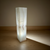 Elegant Floor Lamp Pedestal in Soft Green Onyx, 36 " - Translucent column