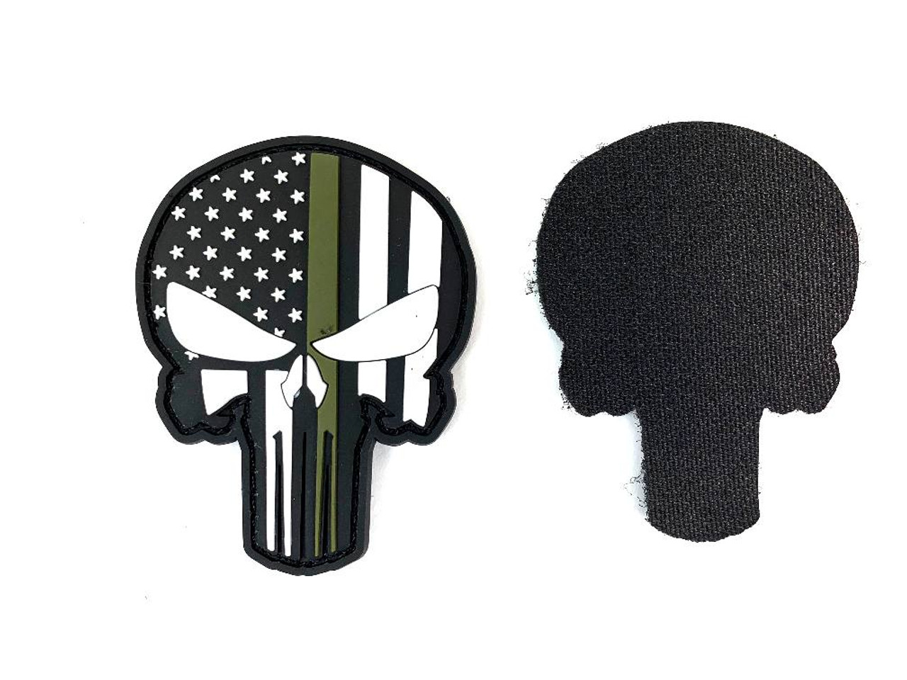 Patch PVC Punisher Glow in the Dark- 3x2.5 - TUFF Products