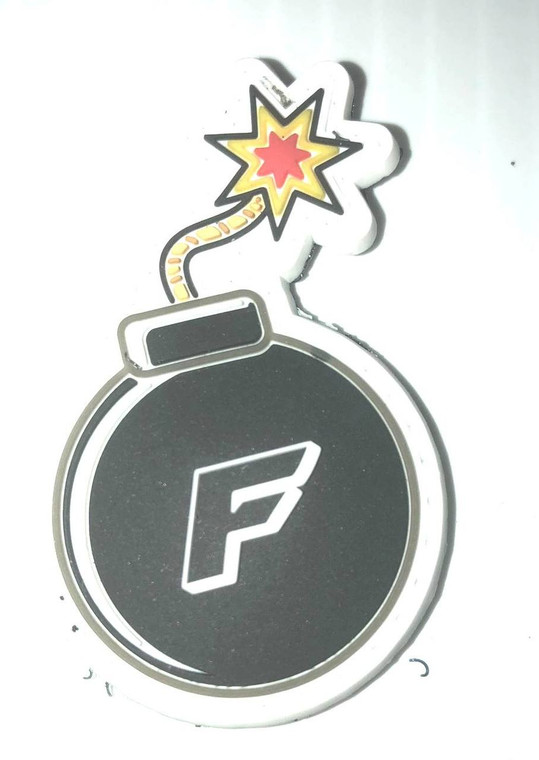 TUFF F Bomb PVC Patch Glow In the Dark