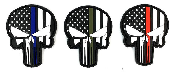 DARK PUNISHER RUBBERIZED ROUND PATCH 