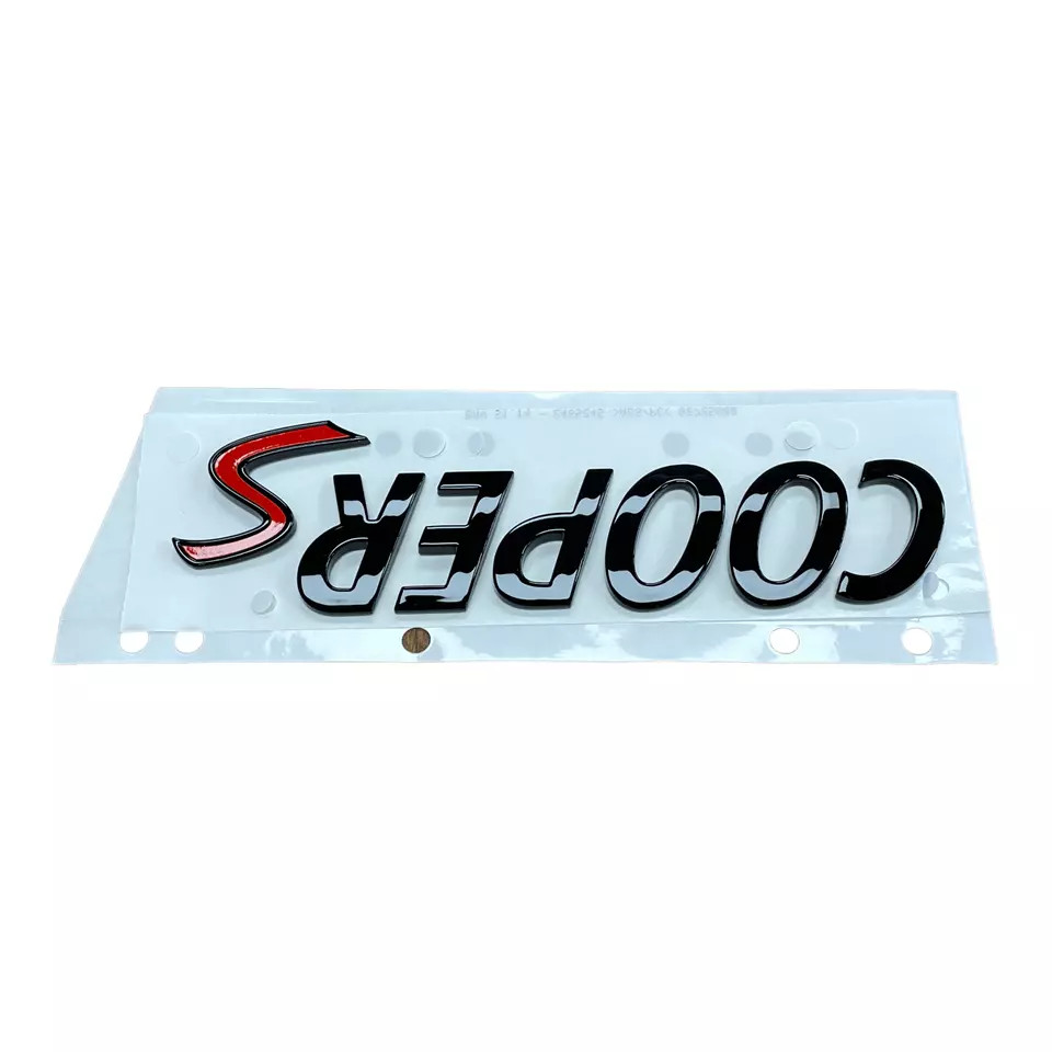 OEM Black Cooper S Badge - Way Motor Works