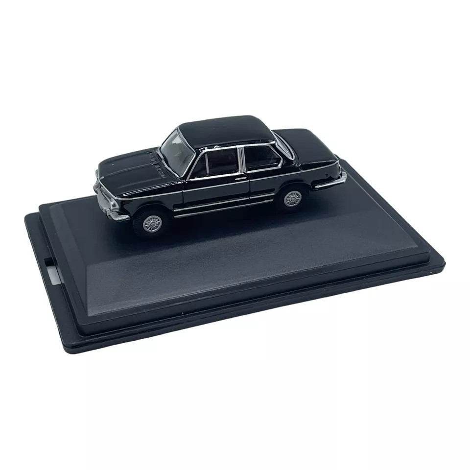 ミニカー BMW_INDEPENDENT Black BMW 2002 Diecast 1:76 - Way Motor Works