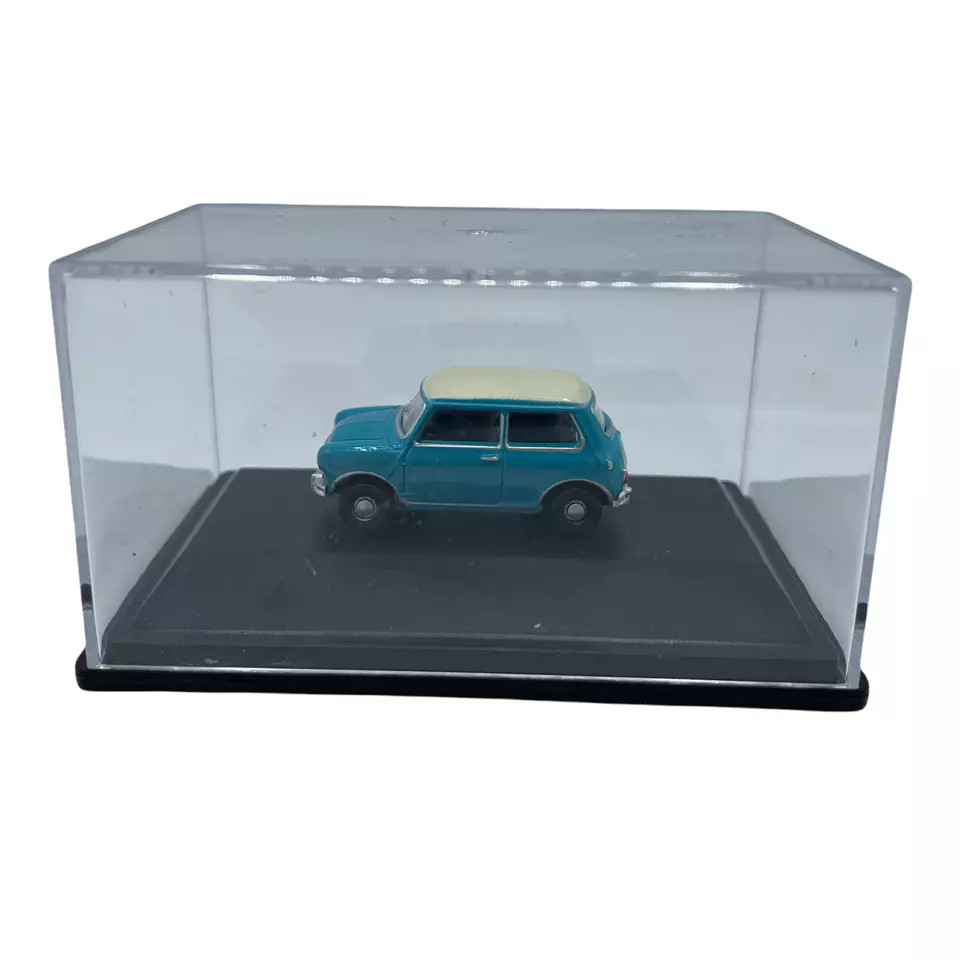 Surf Blue Classic Mini Cooper Diecast Model 1:76 - Way Motor Works