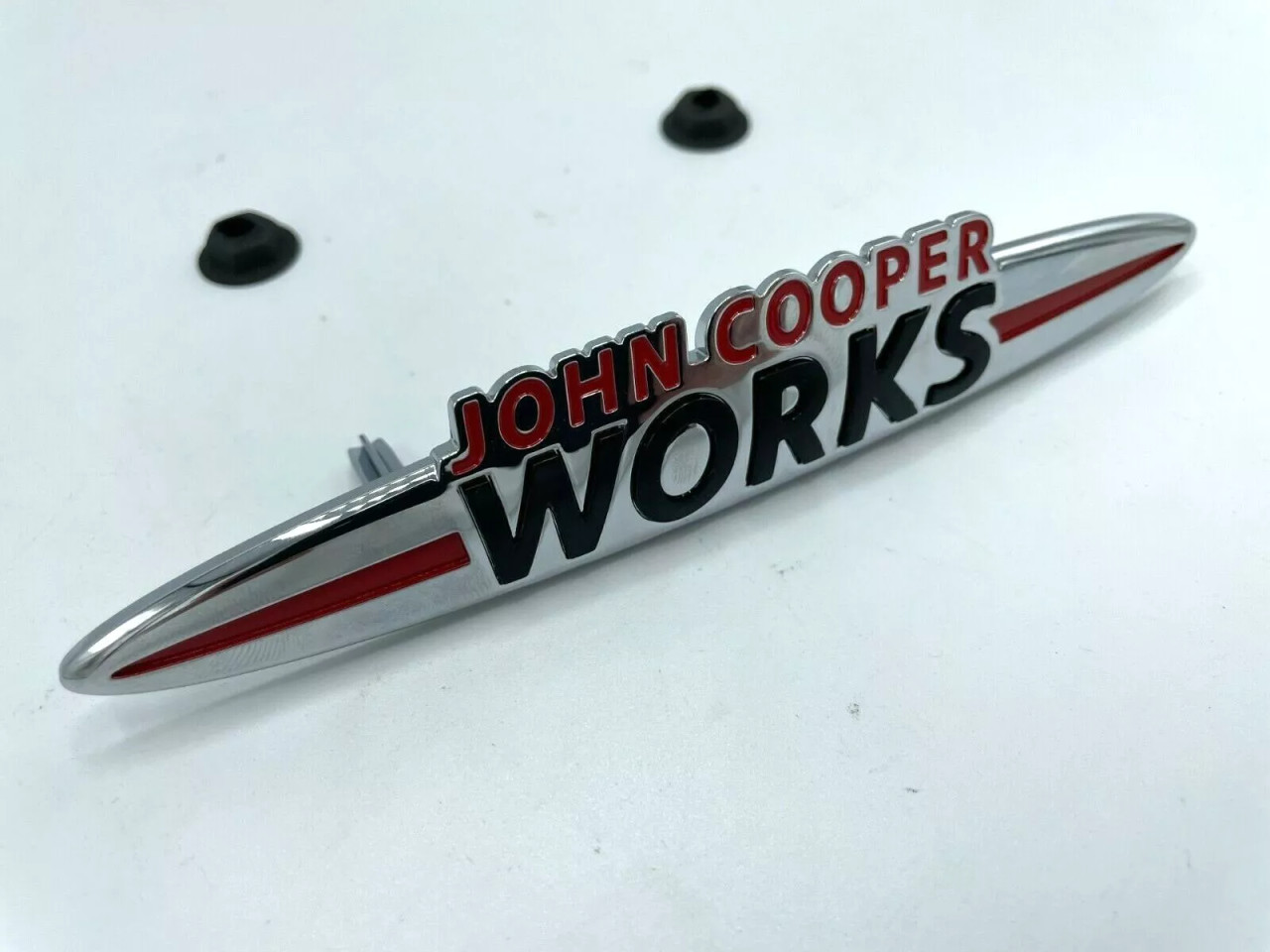 パーツ MINI R56 TM WORKS Ignite REV R55 R57 R58 MINI John Cooper Works Front and Rear Badge Set R55 R56 R57 R58